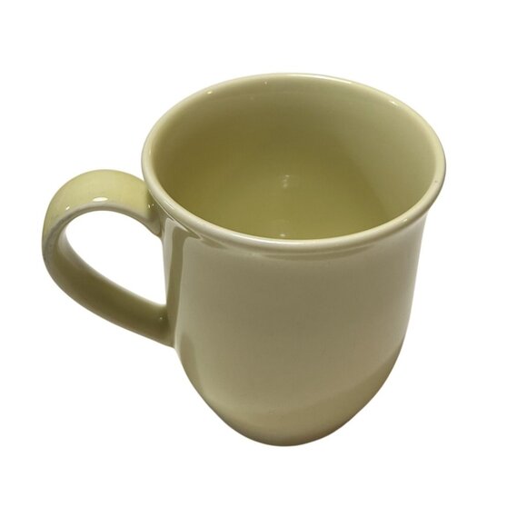 Dansk Tjorn Topaz Coffee Mugs Set Of 4 Yellow 4.3" High 3.3" Wide Microwave/Dish - Picture 3 of 3